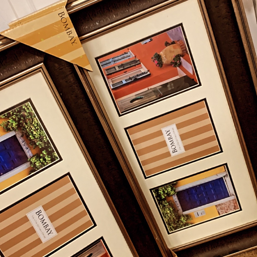 Two Bombay 5in x 7 in Photo frames